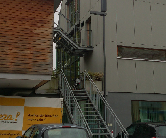aron smart am Treppenaufgang eza!, Burgstraße 26 in Kempten