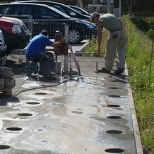 Kernbohrungen in Asphalt (Eugen Honer, Spaichingen